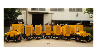 阳江水务局验收我司排水拖车