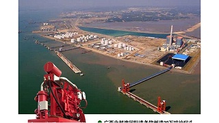柴油立式长轴消防泵应用在广西北部湾钦州港30万吨油码头