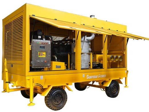 防爆柴油机排水泵车