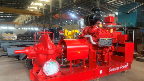 持续发力！新疆天业柴油机消防水泵组完成发货！